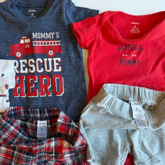 🚒 Baby Boy, Fire Truck Theme, 5 item Bundle - Picture 10 of 10